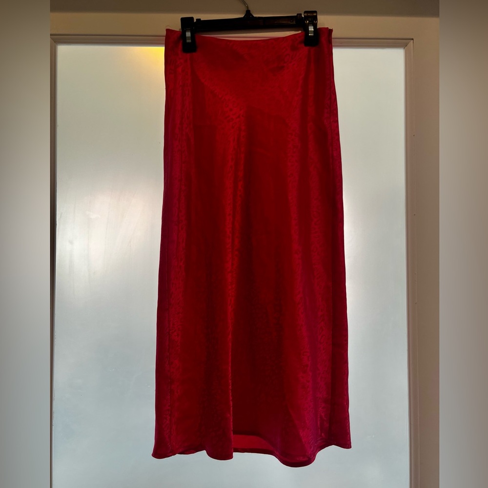 Cotton Candy LA Pink Cheetah Print Skirt